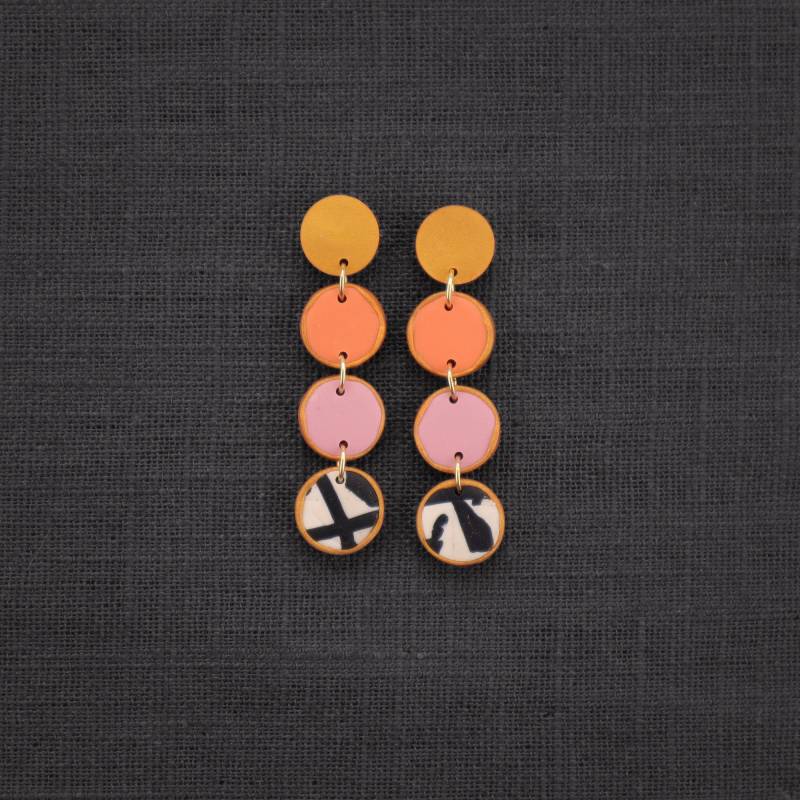 Ohrhänger Aus Polymerton " C O N F E T I von BerlinKleinod