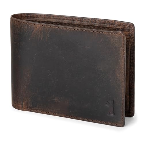 Berliner Bags Vintage Geldbörse, Portmonee aus Leder, Geldbeutel mit TÜV-geprüftem RFID-Schutz, für Herren - Braun Berliner Bags Vintage Geldbörse, Portmonee aus Leder, Geldbeutel mit TÜV-geprüftem RFID-Schutz, für Herren - Braun von Berliner Bags
