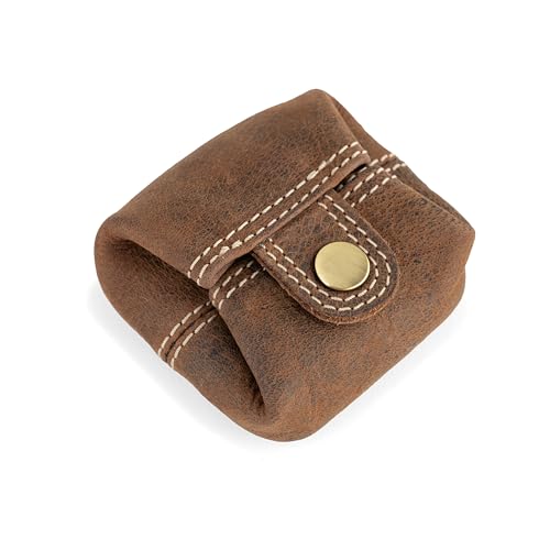 Berliner Bags Vintage Geldsäckchen Lena M aus Leder, Münzbörse Mini Geldbeutel für Damen und Herren – Braun Berliner Bags Vintage Geldsäckchen Lena M aus Leder, Münzbörse Mini Geldbeutel für Damen und Herren – Braun von Berliner Bags