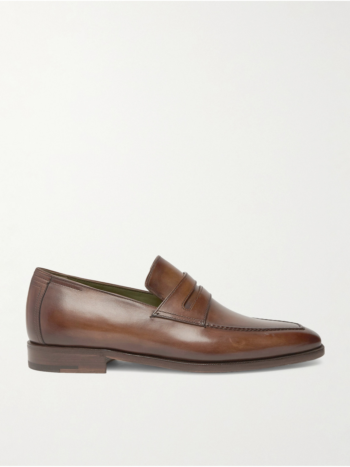 Berluti - Andy Leather Loafers - Men - Brown - UK 10.5 von Berluti