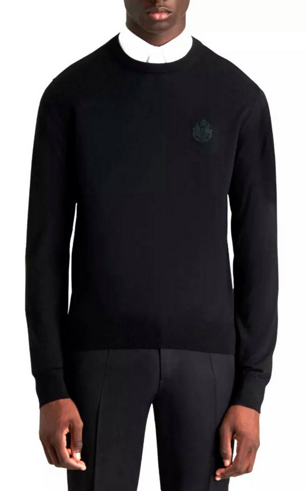 Berluti Strickpullover Wollpullover Crest Logo Knitwear Tonale Stickerei des Berluti-Wappens (Fleur-de-Lis) von Berluti