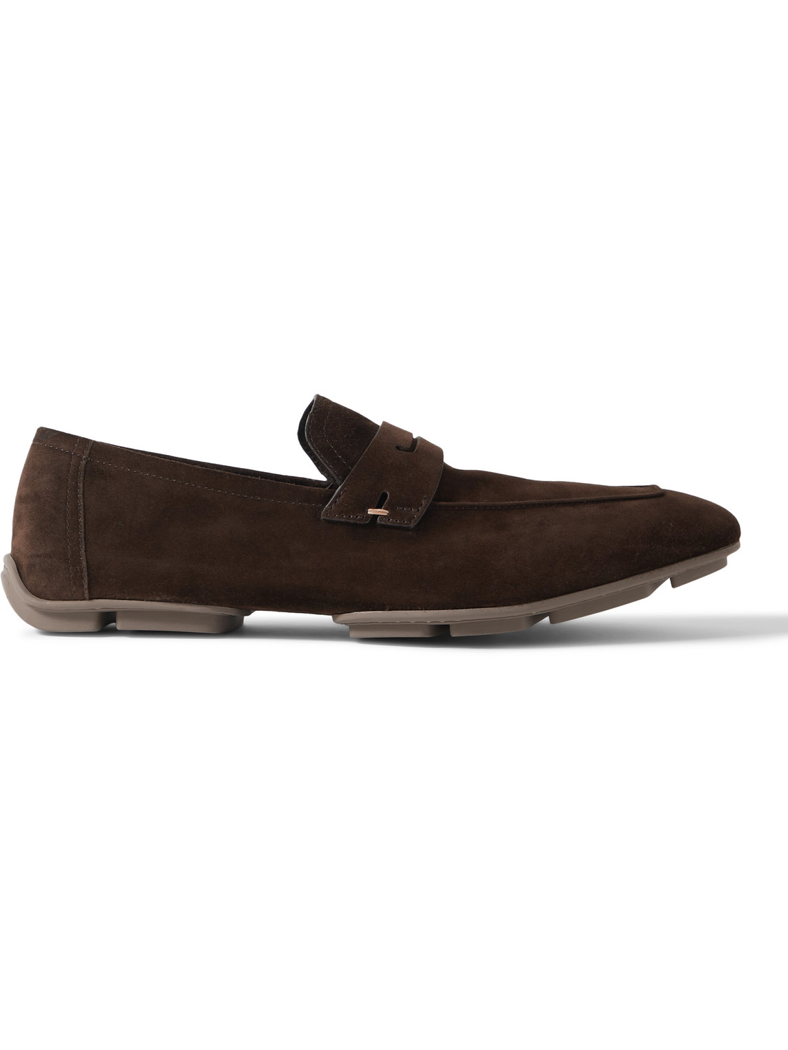 Berluti - Suede Loafers - Men - Brown - UK 8 von Berluti