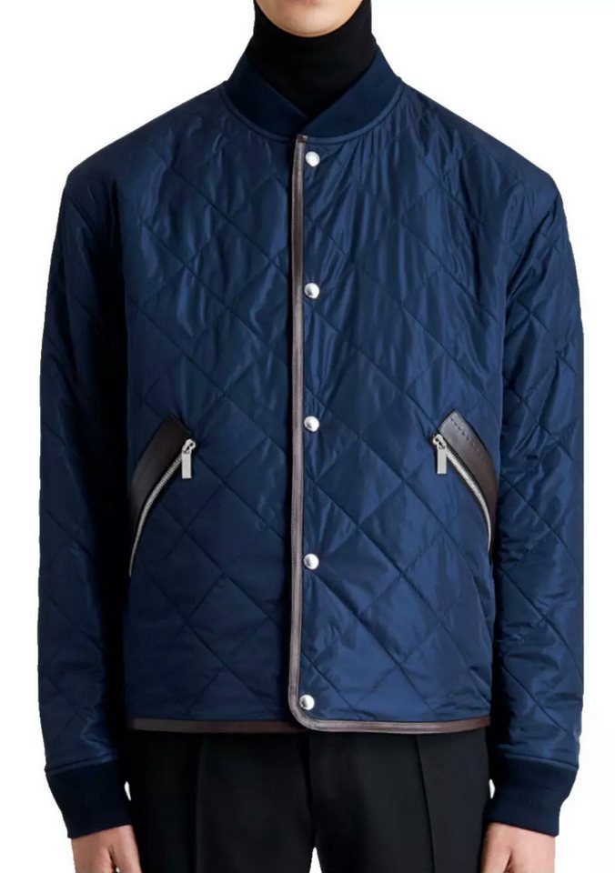 Berluti Wendejacke Gestepptes Blouson Bomberjacke Lederbänder für eine subtile Luxusoptik von Berluti