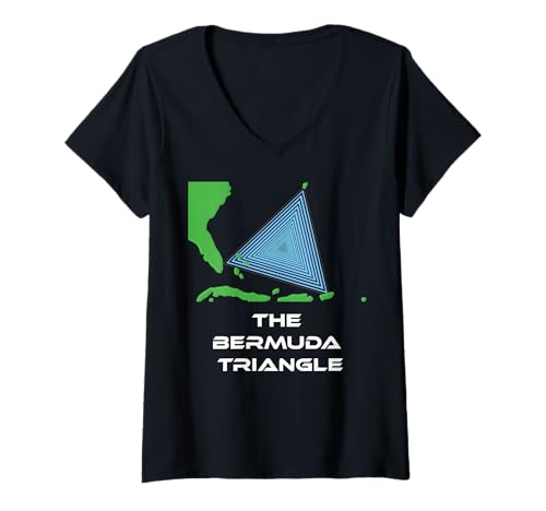 Damen Bermuda Dreieck Wissenschaft Mathematik Mythos Mystery Phänomene T-Shirt mit V-Ausschnitt Damen Bermuda Dreieck Wissenschaft Mathematik Mythos Mystery Phänomene T-Shirt mit V-Ausschnitt von Bermuda Triangle Science Math Myth Mystery 2021