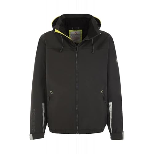 Bermudes Herren Funktions-Jacke HANDTECH Wasserdichter Mantel, Schwarz, XXL von Bermudes