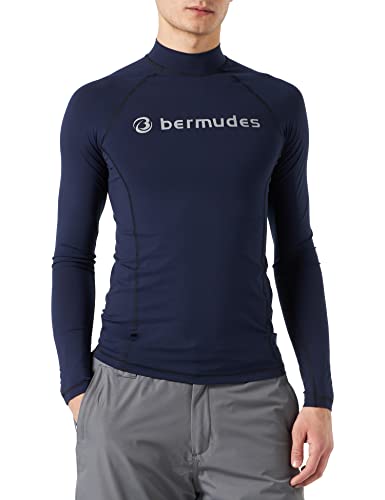 Bermudes Herren Olly Undershirt, Marineblau, S von Bermudes