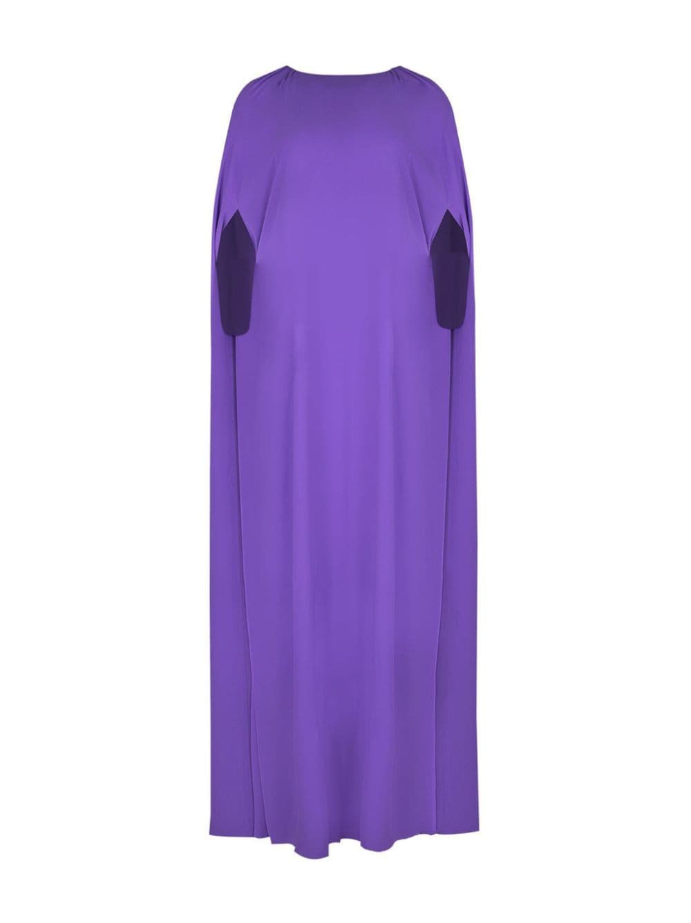 Bernadette Marco Cape-Maxikleid mit Falten - Violett von Bernadette