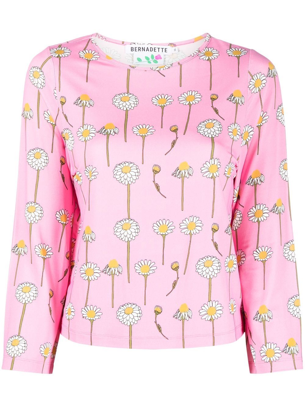 Bernadette T-Shirt mit Margeriten-Print - Rosa von Bernadette