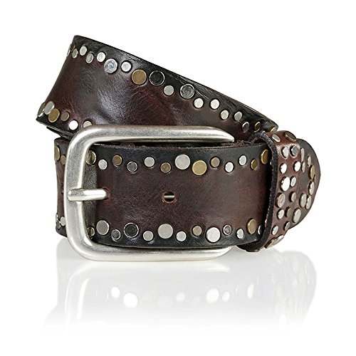 Bernd Götz Vollrind-Walkleder Nietengürtel 402205 von Bernd Götz