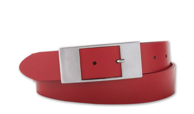 Bernd Götz 3,5cm Damen Softledergürtel rot von Bernd Götz