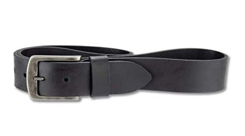Bernd Götz 4CM BUEFFEL LEDERGUERTEL, schwarz, schwarz((0020)), Gr. 90 von Bernd Götz