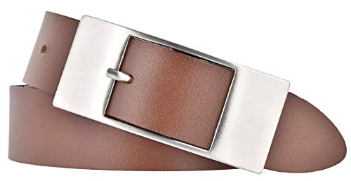 Bernd Götz Damen Leder Gürtel 35 mm cognac Rindleder Damengürtel (110 cm) von Bernd Götz