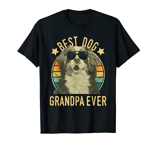 Herren Best Dog Opa Ever Berner Sennenhund Vatertag T-Shirt von Bernese Mountain Dogs Owner Gift