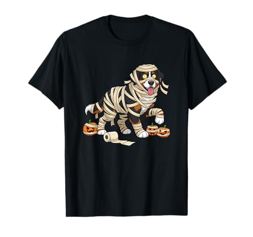 Berner Moutain Hund Mama Kürbis Halloween Kinder Herren Damen T-Shirt von Bernese Moutain Lovers Halloween Outfits Boy Girl