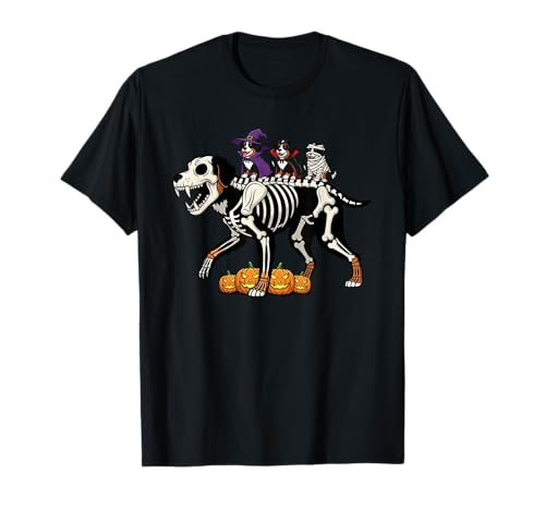 Berner Moutain Skelett Mumie Hexe Halloween Herren Damen T-Shirt von Bernese Moutain Lovers Halloween Outfits Boy Girl