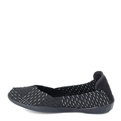 Bernie Mev Damen Catwalk Slipper, schwarz/silberfarben, 39 EU von Bernie Mev