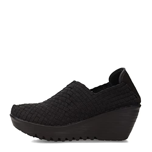 Bernie Mev Damen Schmuckstein Keilpumpe, Schwarz, 36 EU von Bernie Mev