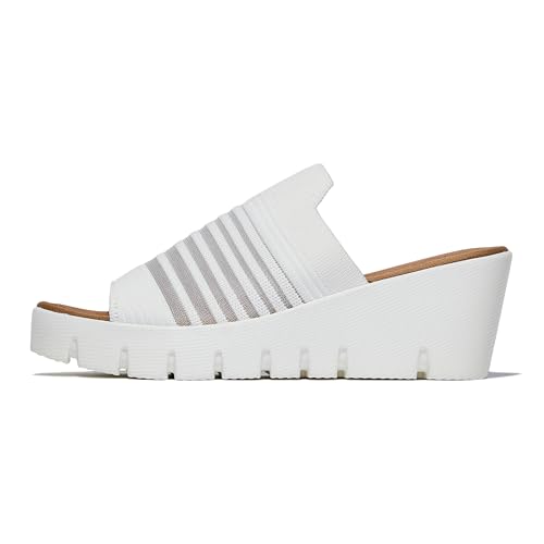 Bernie Mev Damen Venti Iris Keilabsatzsandale (White, EU Schuhgrößensystem, Erwachsene, Damen, Numerisch, M, 36) von Bernie Mev