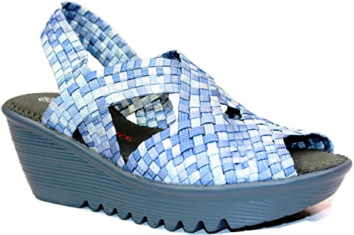 Bernie Mev Frauen Brighton Keilabsatz Sandalen (Cloud Shimmer, eu_footwear_size_system, adult, women, numeric, medium, numeric_40) von Bernie Mev