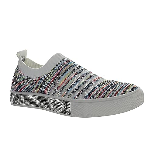 Bernie Mev Frauen Iris Casual Slip auf Turnschuhe (Light Rainbow, EU Schuhgrößensystem, Erwachsene, Damen, Numerisch, M, 39) von Bernie Mev