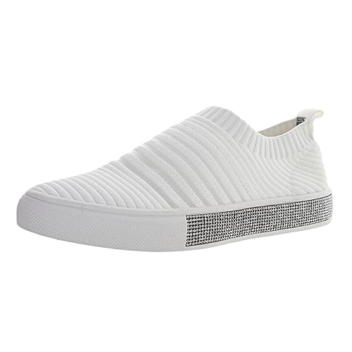 Bernie Mev Frauen Iris Casual Slip auf Turnschuhe (White, EU Schuhgrößensystem, Erwachsene, Damen, Numerisch, M, 42) von Bernie Mev