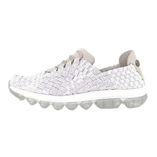 Bernie Mev Victoria Gummies Damen Mode Turnschuhe (White Shimmer, EU Schuhgrößensystem, Erwachsene, Damen, Numerisch, M, 40) von Bernie Mev