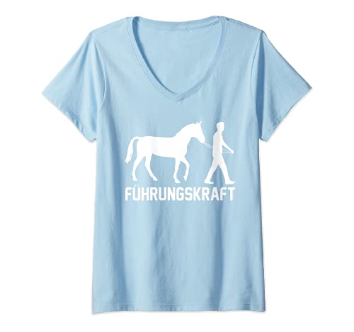 Damen Pferde Führungskraft Pferdehof Zubehör Reiter Reiterwesten T-Shirt mit V-Ausschnitt Damen Pferde Führungskraft Pferdehof Zubehör Reiter Reiterwesten T-Shirt mit V-Ausschnitt von Bernie Pferd Reiter Führungskraft Geschenkideen