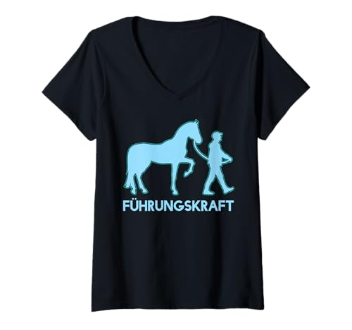 Damen Pferde Führungskraft Pferdehof Zubehör Reiter Reiterwesten T-Shirt mit V-Ausschnitt Damen Pferde Führungskraft Pferdehof Zubehör Reiter Reiterwesten T-Shirt mit V-Ausschnitt von Bernie Pferd Reiter Führungskraft Geschenkideen
