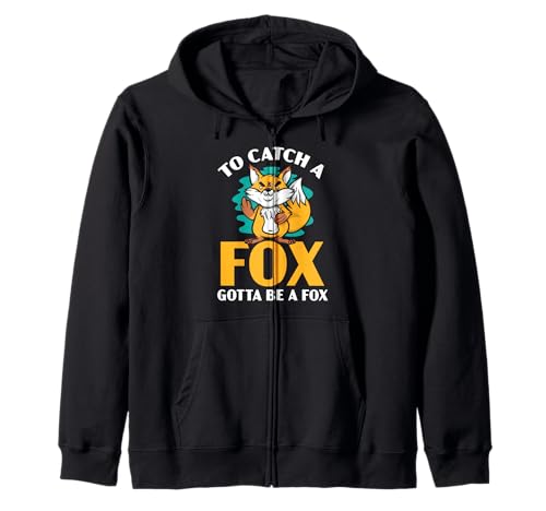 Um einen Fuchs zu fangen, muss Man EIN Fuchsliebhaber Sein, Wildtiere, Füchse. Kapuzenjacke Um einen Fuchs zu fangen, muss Man EIN Fuchsliebhaber Sein, Wildtiere, Füchse. Kapuzenjacke von BernieDesigns Fox Lover Vixen Wildlife Animal