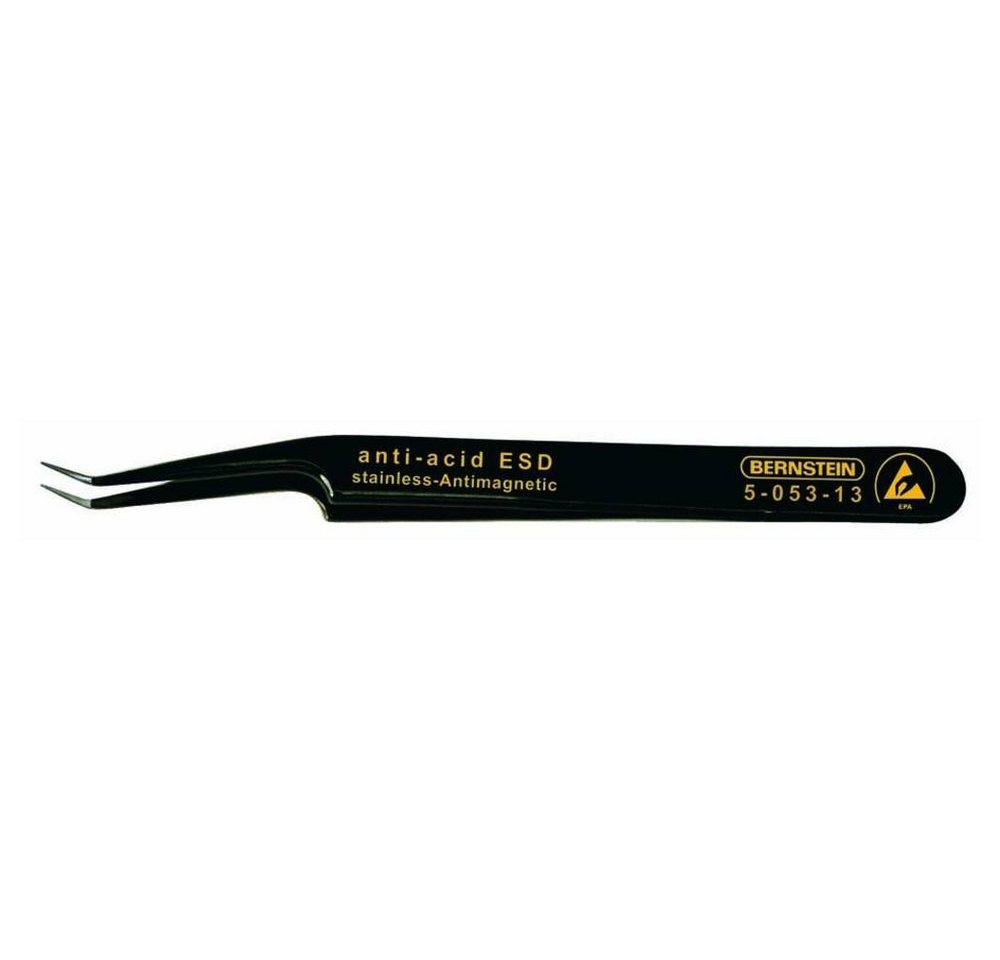 BERNSTEIN TOOLS FOR ELECTRONICS Pinzette SMD-Pinzette schräg-abgewinkelt, super-spitz BERNSTEIN TOOLS FOR ELECTRONICS Pinzette SMD-Pinzette schräg-abgewinkelt, super-spitz von BERNSTEIN TOOLS FOR ELECTRONICS