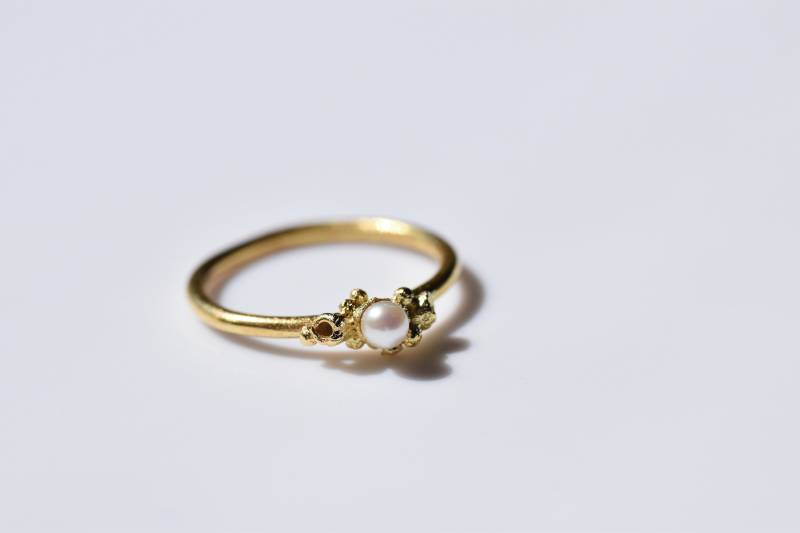 Ocean Treasure - Feiner Ring in Gold von Bernsteinerie