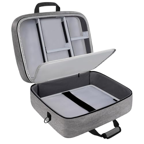 Audio Mixer Travel Case - DJ -Kabel -Dateibeutel Mit Einstellbaren Speicherfächern | Kratzerresistentes Musik -Gear -Organizer Für Kabelmikrofonekabel, Abnehmbarer Schultergurt Für Studioereignisse von Berriphonia