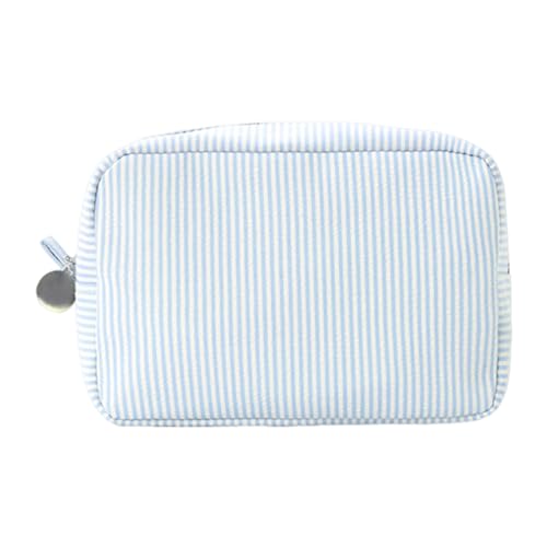 Berriphonia Travel Makeup Bag | Große Kosmetiktasche Mit Übersichtlichem Innenraum | Tragbares Ästhetisches Reiseetui Mit Reißverschluss Für Damen Camping Fitness Outdoor von Berriphonia