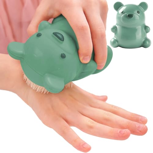 Niedlicher -Peeling -Pinsel - Weiche Borstennagelreiniger, Easy Hold Design | Entzückendes Tierreinigungswerkzeug, kreativ leicht zu erfassen weiche Borsten Nagelreinigungspinsel für Kinder, Fra von Berriphonia