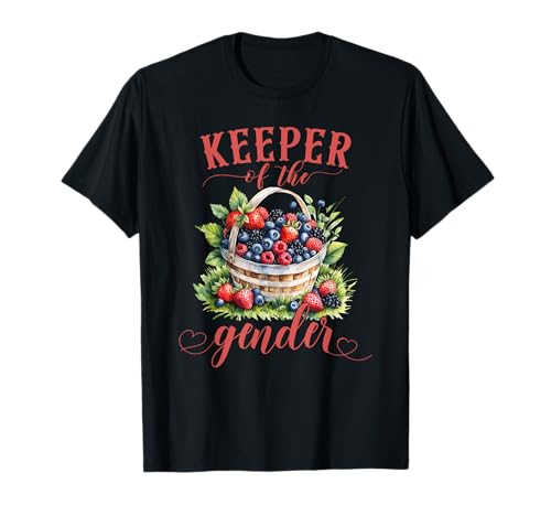 Keeper Of The Gender Reveal Baby Berry, süßes Rosa oder Blau T-Shirt Keeper Of The Gender Reveal Baby Berry, süßes Rosa oder Blau T-Shirt von Berry Gender Reveal Party Blueberry or Strawberry