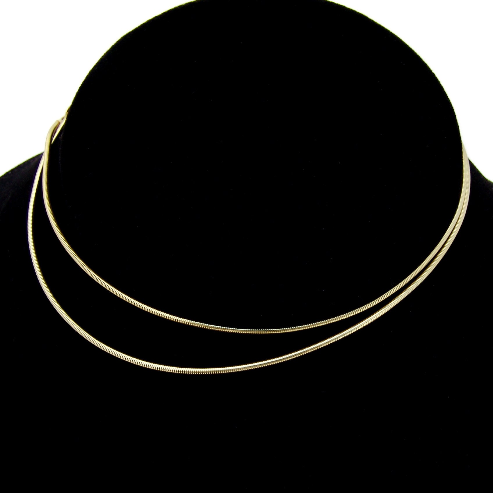 Flüssige Halskette 14K Gelbgold von BerrysGems