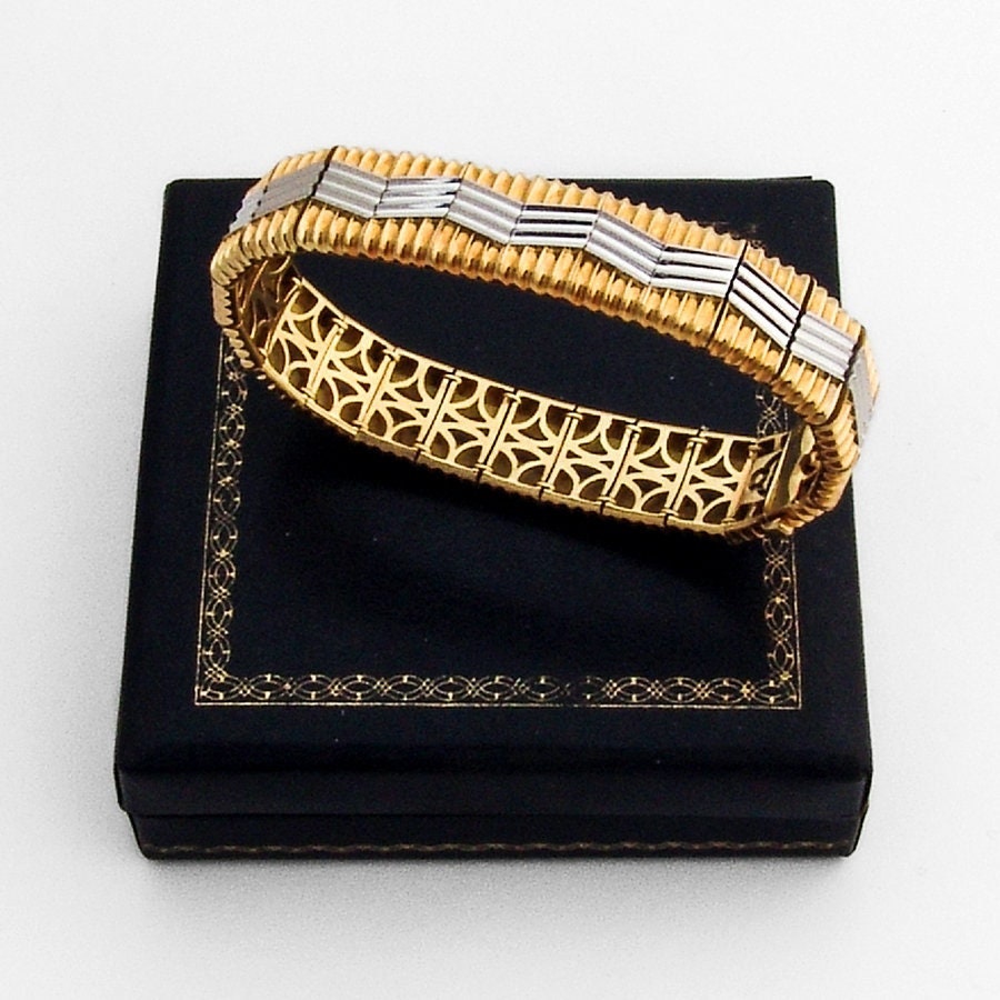 Michael Bondanza Heatwave Link Armband Platin 18K Gold von BerrysGems