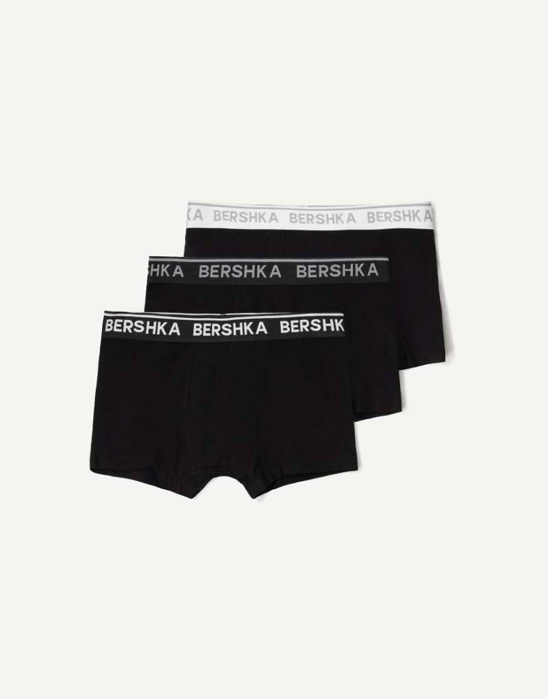Bershka - 3er-Pack Boxershorts in Weiß von Bershka