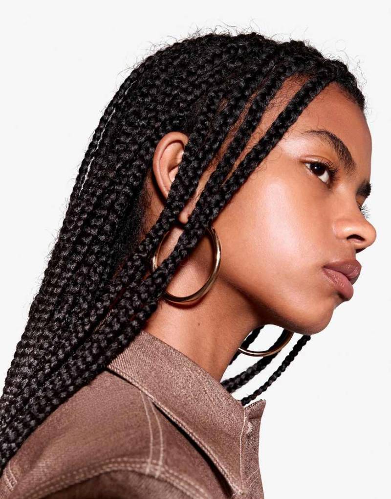 Bershka - 3er-Pack Creolen in Goldoptik-Goldfarben von Bershka