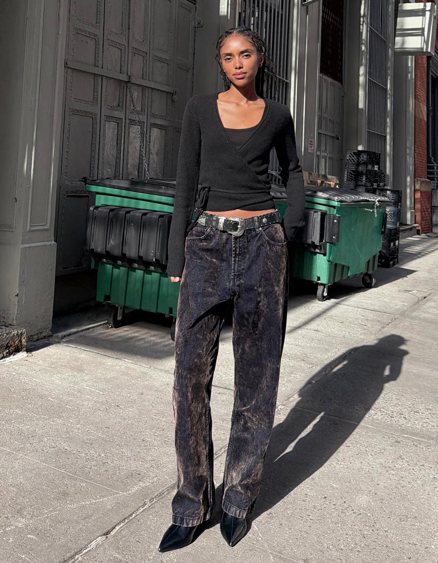 Bershka Ballerina-Cardigan Damen Xs Schwarz von Bershka