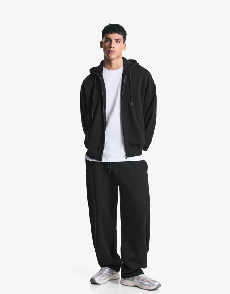 Bershka - Balloon-Fit-Jogginghose in Schwarz von Bershka