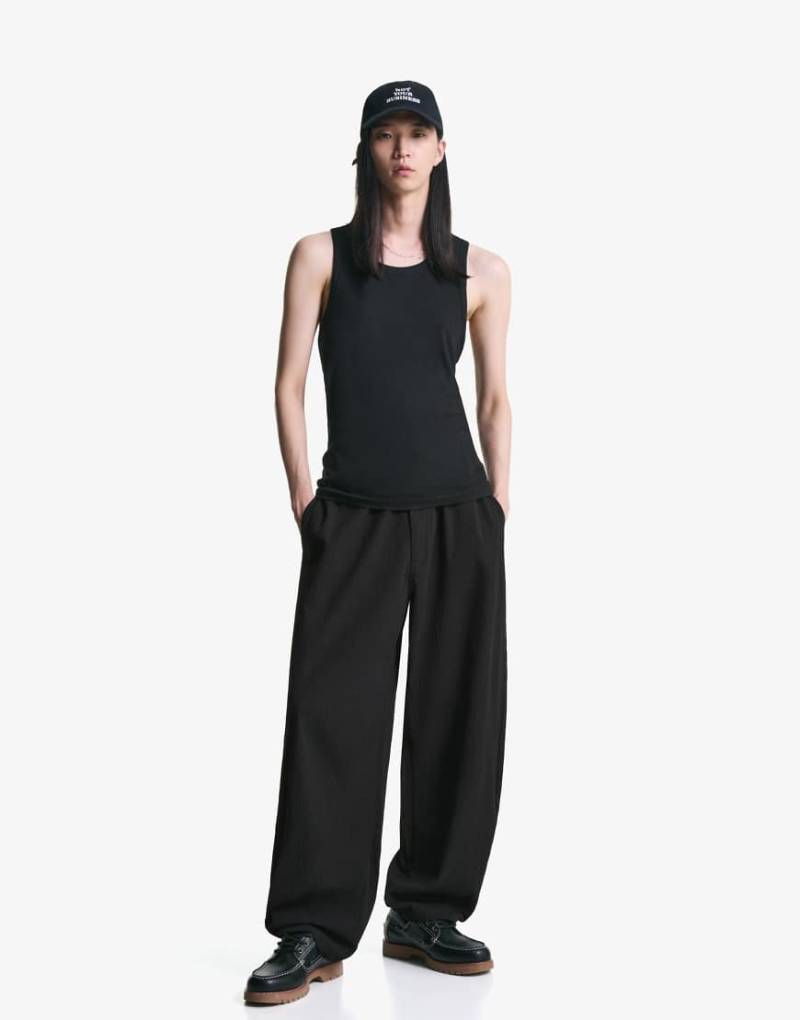 Bershka - Balloon-Fit-Jogginghose in Schwarz von Bershka