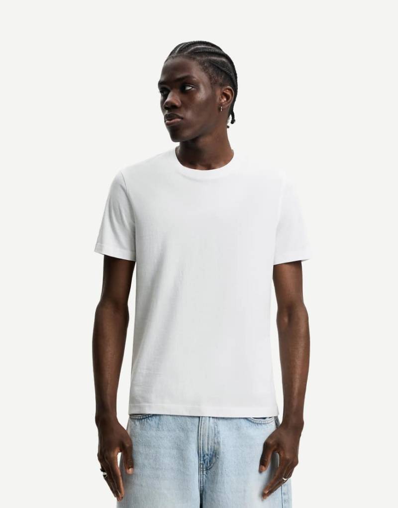 Bershka - Basic-T-Shirt in Weiß von Bershka