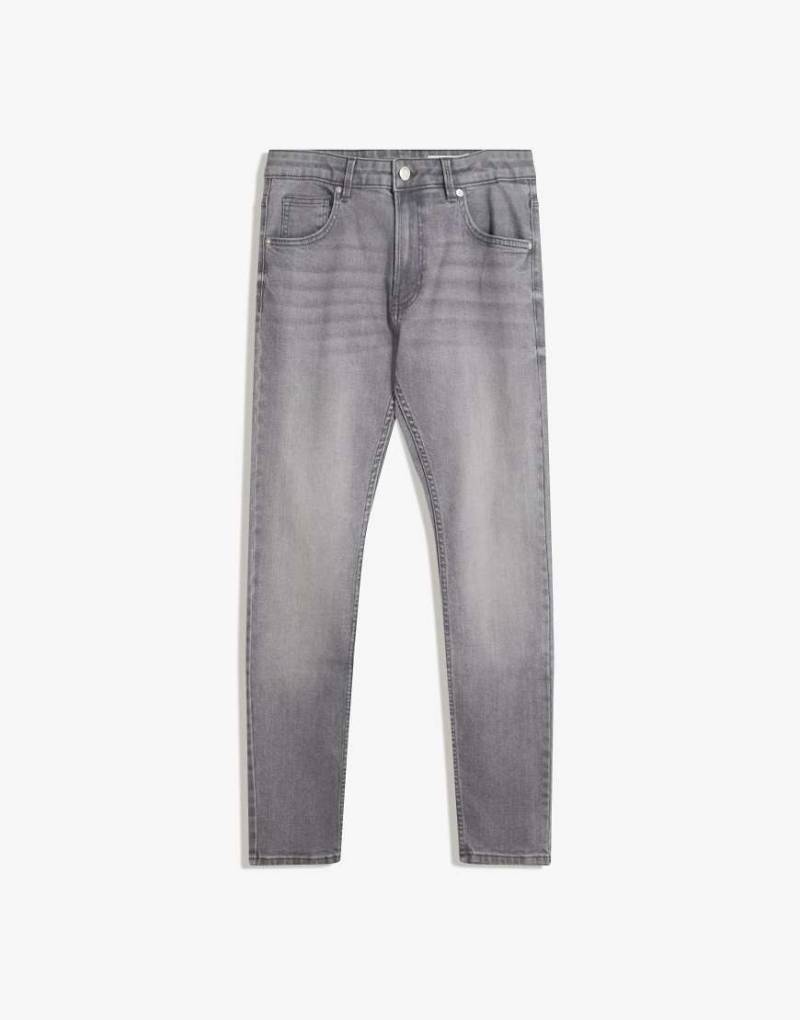 Bershka - Enge Jeans in Grau von Bershka