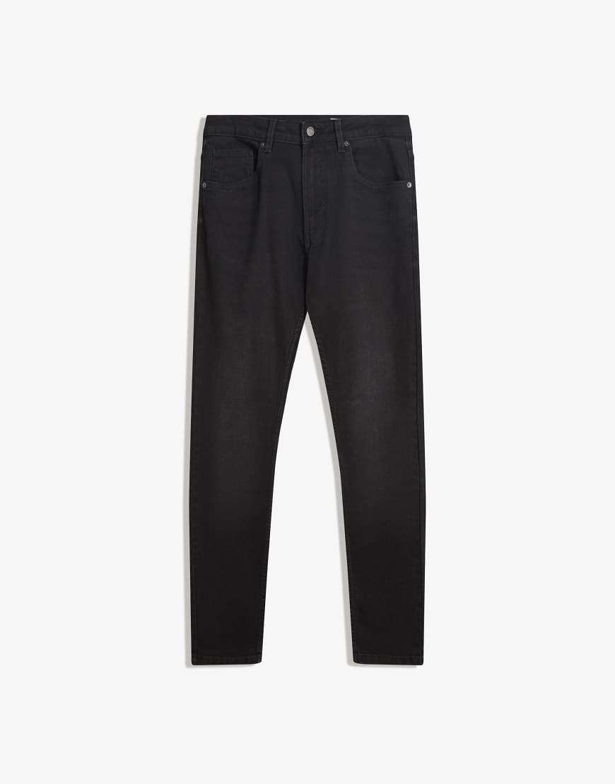 Bershka - Enge Jeans in Schwarz von Bershka