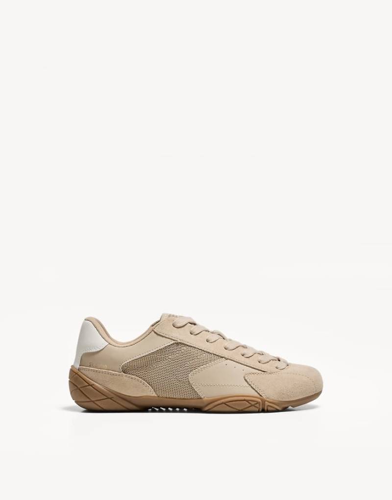 Bershka - Hellbraune Sneaker Bershka - Hellbraune Sneaker von Bershka