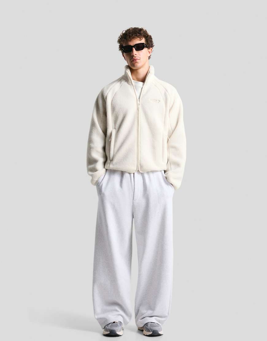 Bershka - Jacke aus Fellimitat in Weiß von Bershka