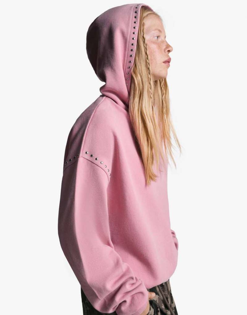 Bershka - Kapuzenpullover in Rosa Bershka - Kapuzenpullover in Rosa von Bershka