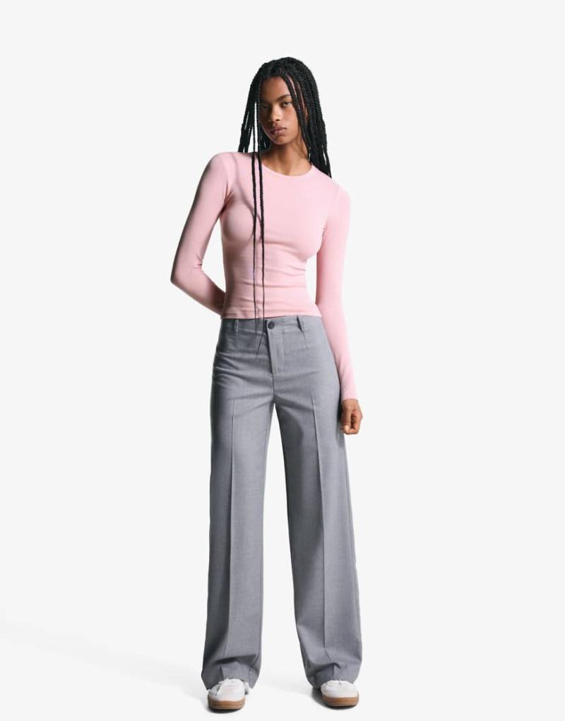 Bershka - Langärmliges Oberteil in Rosa von Bershka