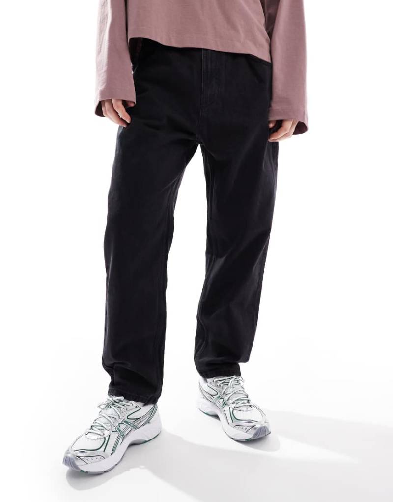 Bershka - Locker geschnittene Jeans in Schwarz von Bershka